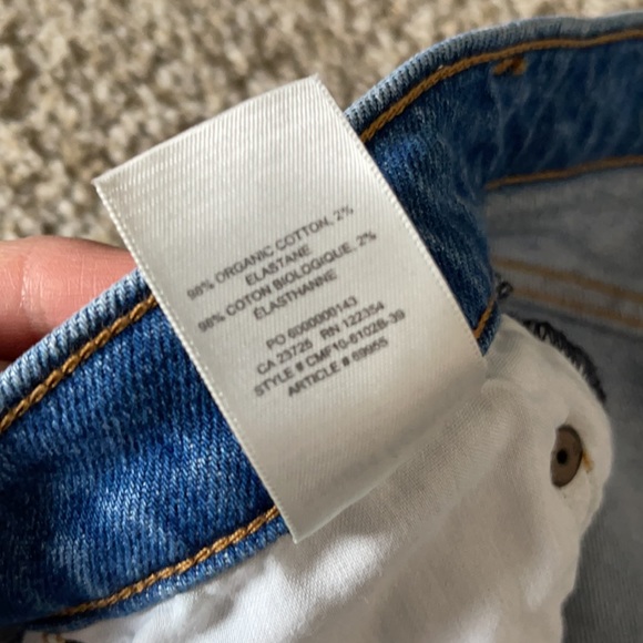 !SOLD! Denim Forum The Yoko High Rise Slim Jeans Size 25 ORGANIC COTTON! - Picture 9 of 10